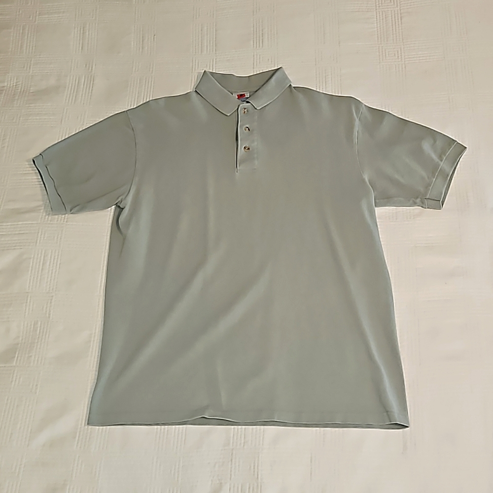 Men's Hanes Polo shirt.